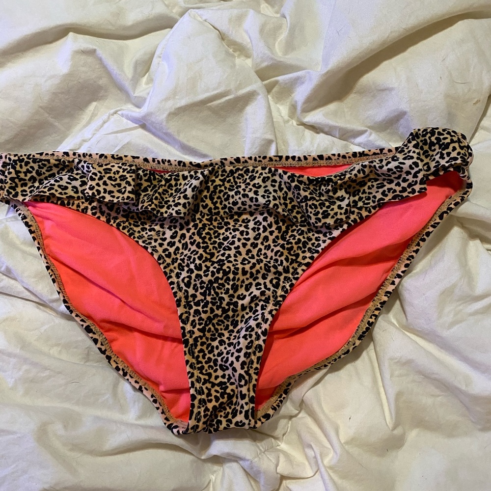 cheetah print bathing suit bottoms